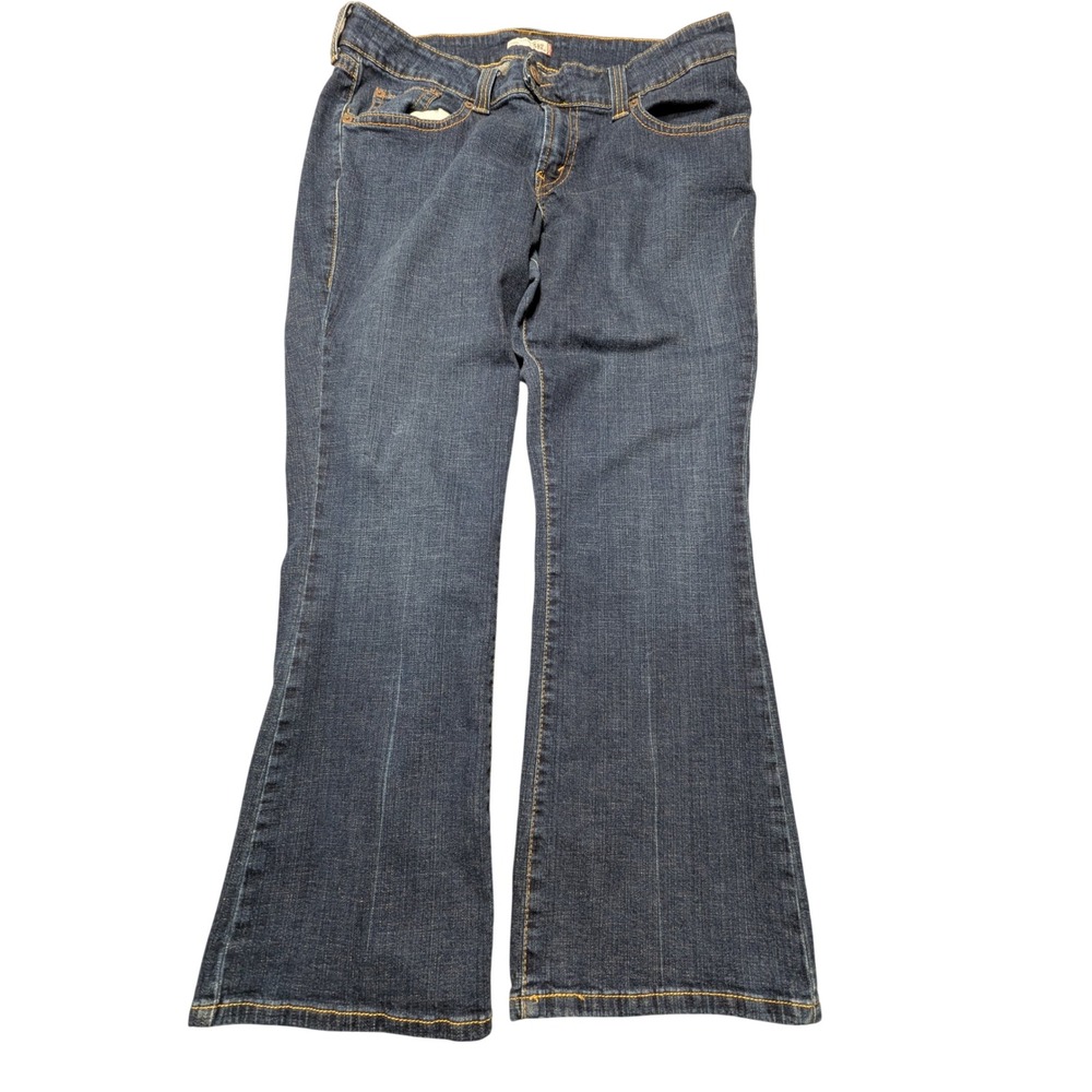 Levis 542 Flare Jeans Womens 20W Medium Dark Wash Blue Denim Plus Size Stretch